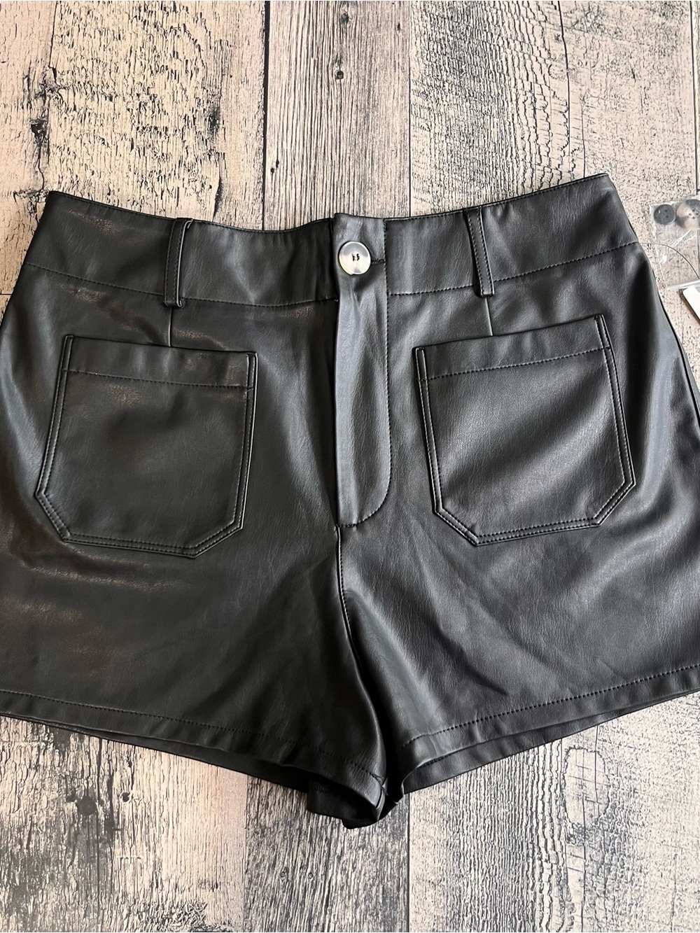 Nwt Anthropologie maeve faux leather shorts “ the Colette”